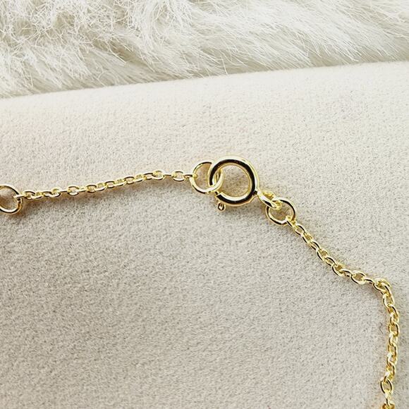 NEW Marrin Costello Soleil Dainty 14K Gold Plated Chain Bracelet - Picture 5 of 8